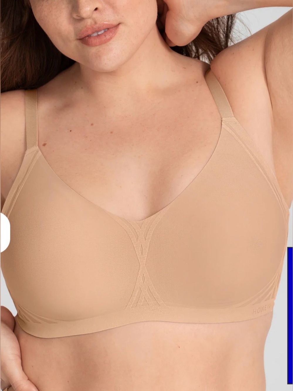 Honeylove silhouette bra in sand nude size 3X LWBR0203 - Picture 2 of 6
